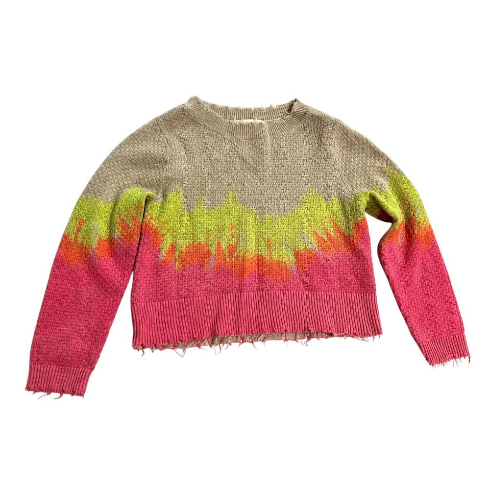 Lisa Todd Ombre Sweater in Neon Ombre